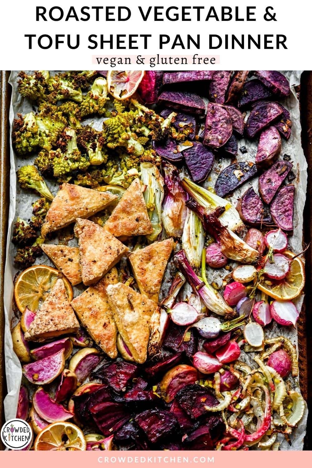 Roasted Vegetable and Tofu Sheet Pan Dinner - Crowded Kitchen