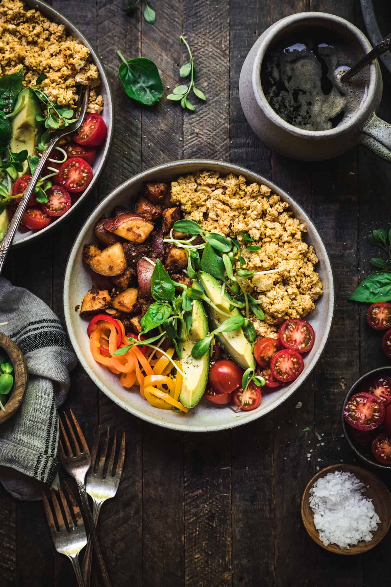 High Protein Vegan Breakfast Bowl Gluten Free Crowded Kitchen