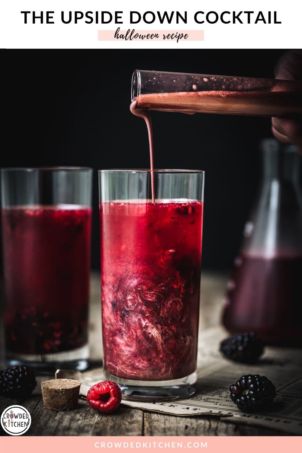 Inverted Cocktails The Upside Down Cocktail (Stranger Things Inspired) | Crowded Kitchen
