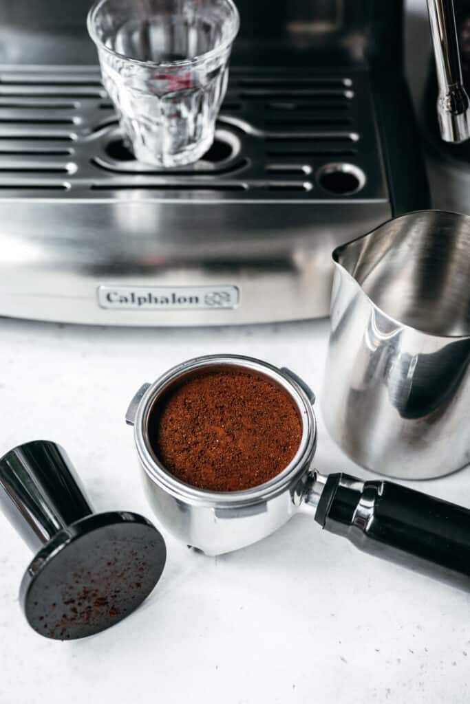 Ground espresso