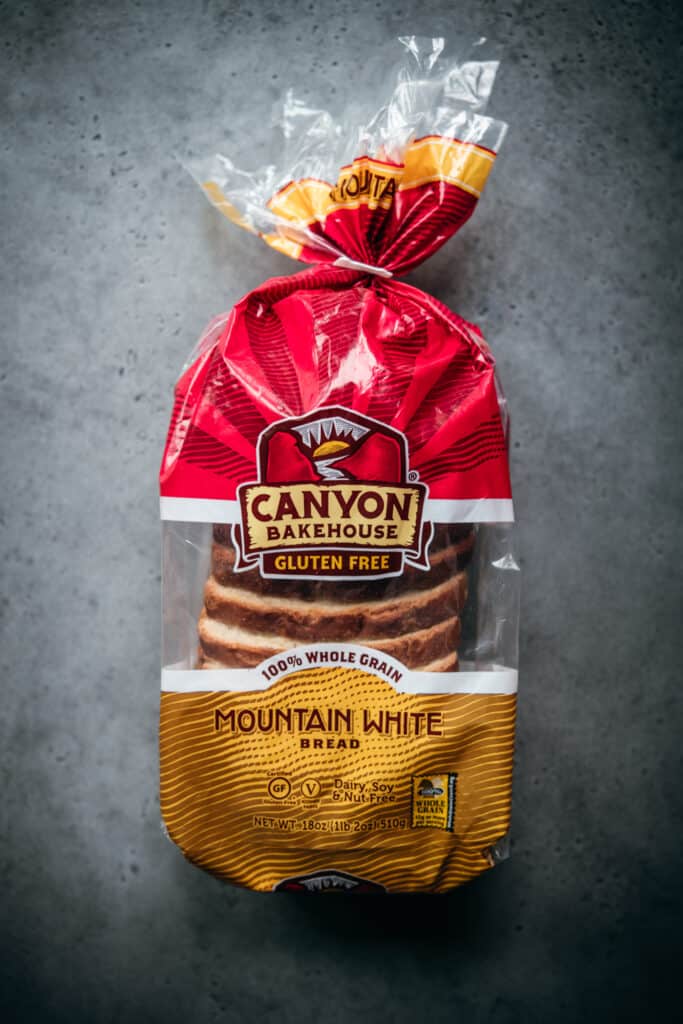 Loaf of Canyon Gluten Free Mountain White Bread