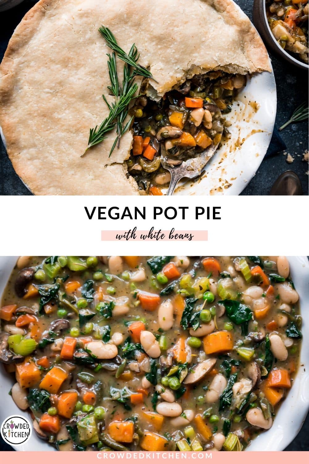 Easy Vegan Pot Pie Recipe | Crowded Kitchen