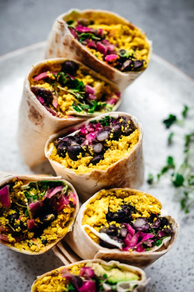 vegan-breakfast-burrito-with-scrambled-tofu-crowded-kitchen