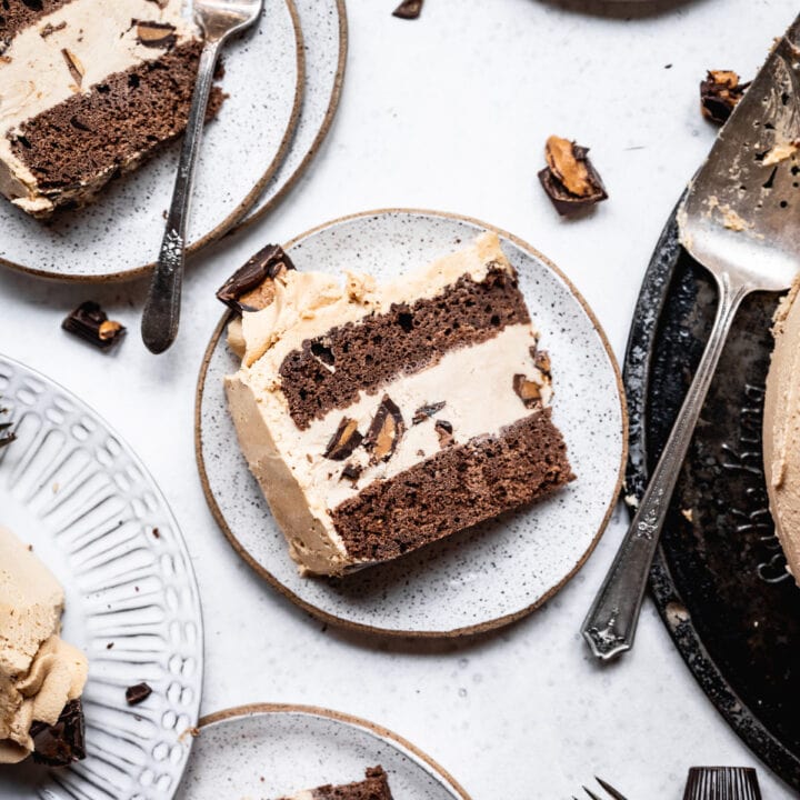 Chocolate Peanut Butter Ice Cream Cake (Vegan & GF) Crowded Kitchen
