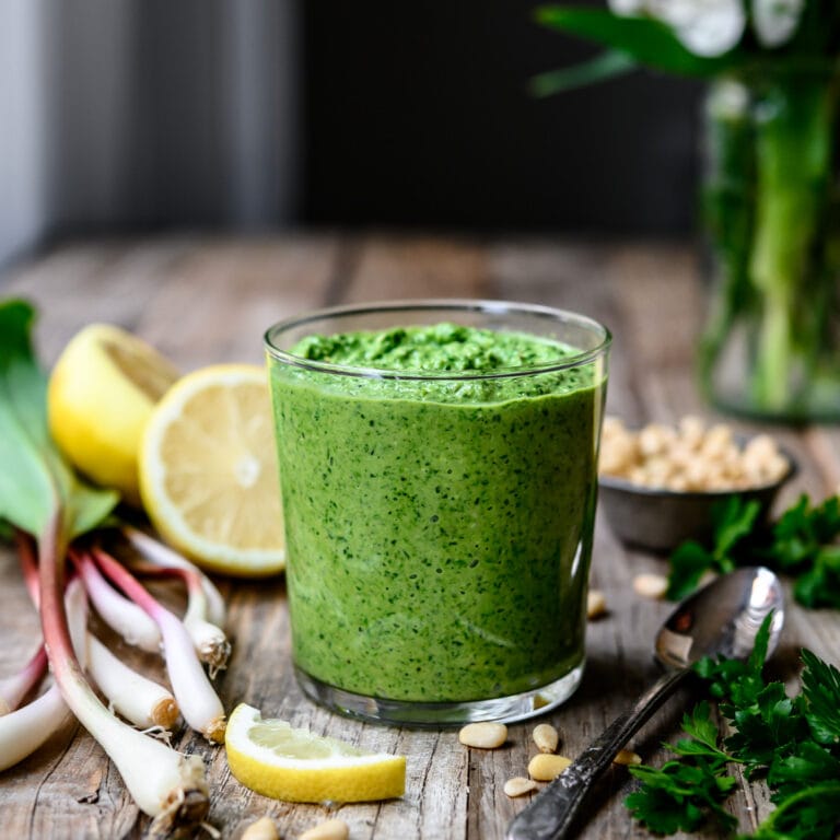 Ramp Pesto (Vegan) Crowded Kitchen