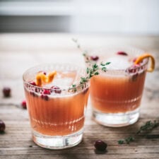 Cranberry Orange Whiskey Cocktail-image