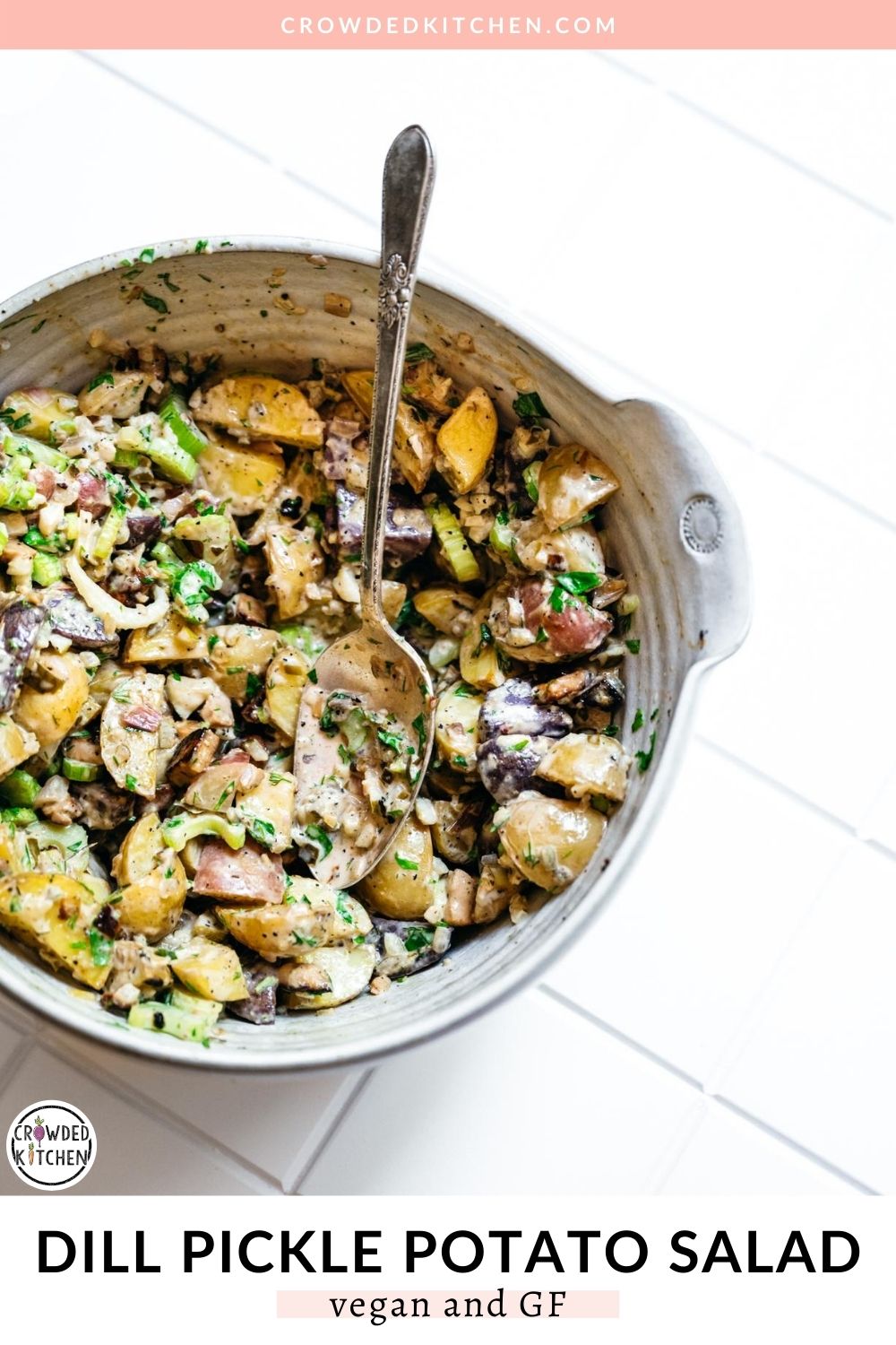 Dill Pickle Potato Salad (Vegan) Crowded Kitchen