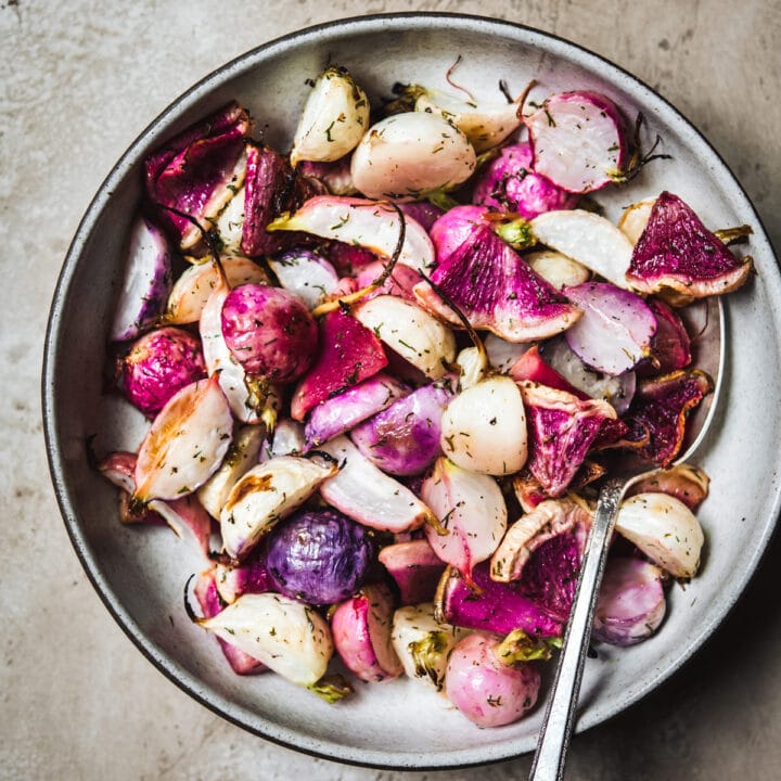 Roasted Radishes with Lemon and Dill Crowded Kitchen