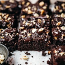 Hazelnut Tahini Brownies-image