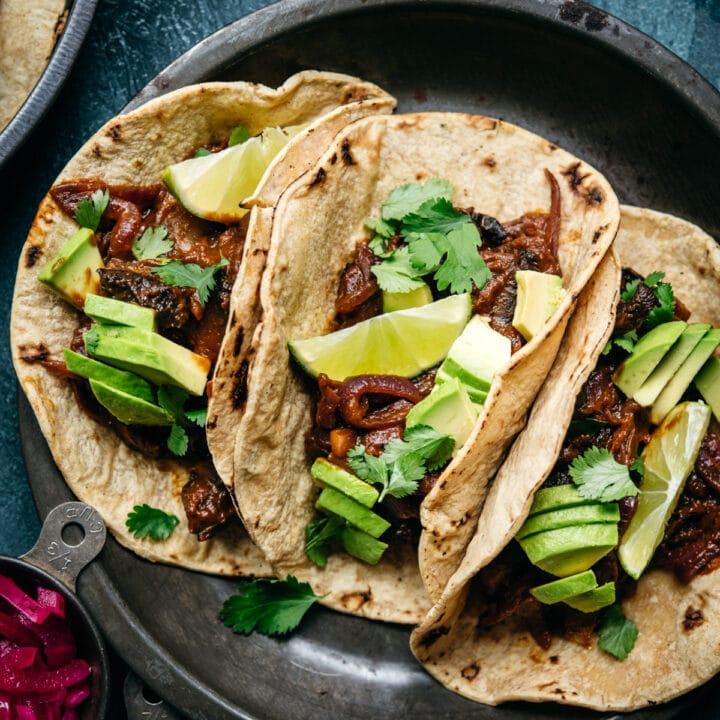 Vegan Mushroom Al Pastor Tacos Crowded Kitchen