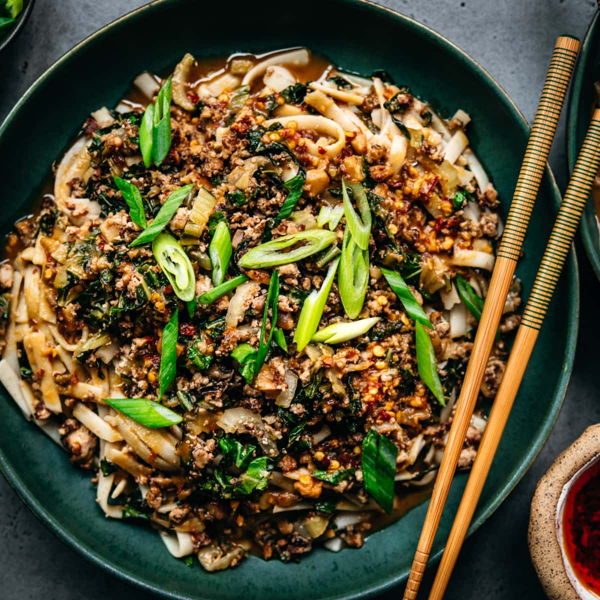 Hot Mushroom Dan Dan Noodles + Philips Pasta And Noodle Maker