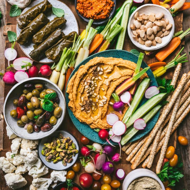 Vegan Mezze Platter Crowded Kitchen