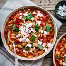 White Bean Tomato Stew-image