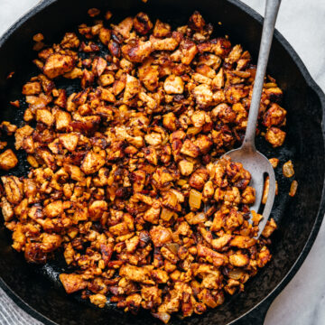 Easy Copycat Chipotle Sofritas Tofu - Crowded Kitchen