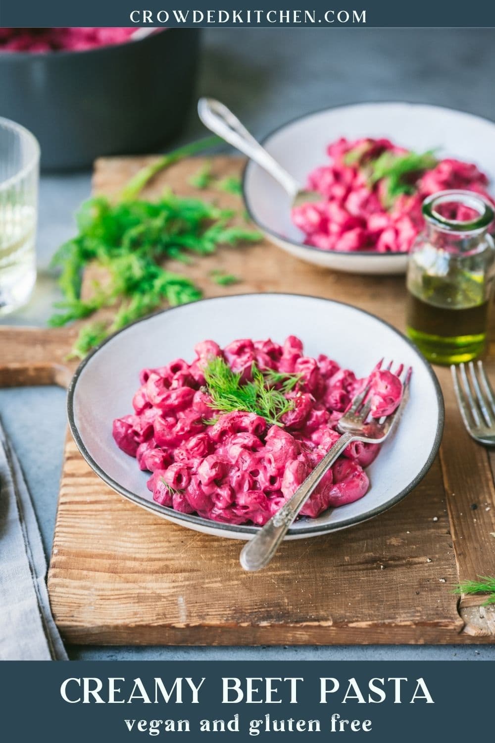Creamy Beet Pasta (Vegan) Crowded Kitchen