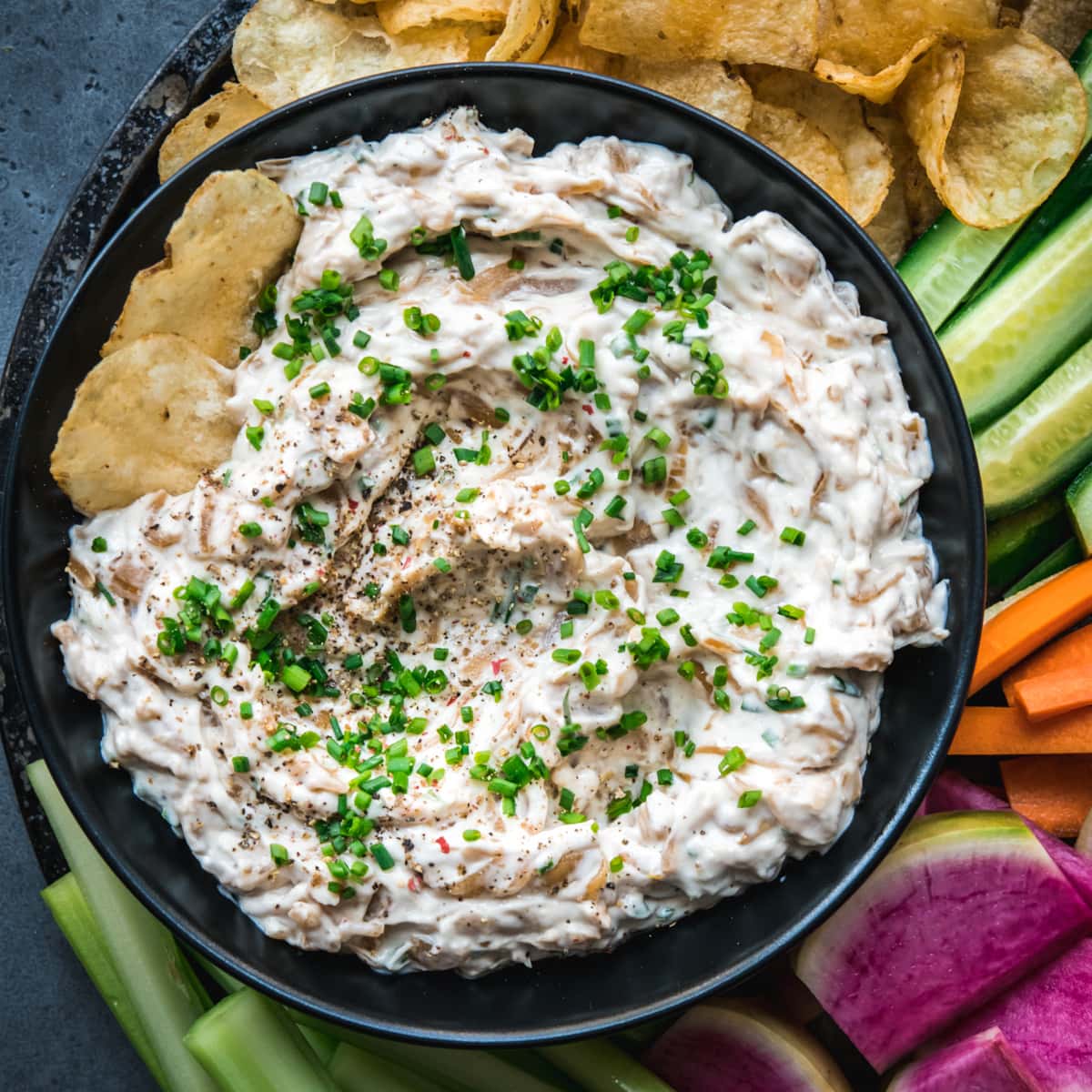 Vegan Caramelized Onion Dip