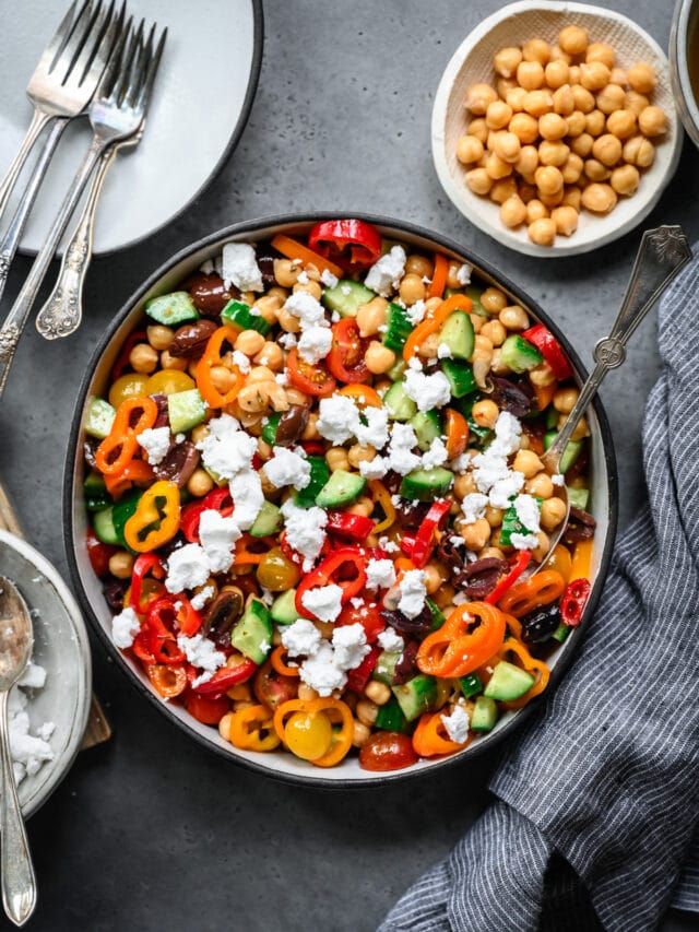 Greek Chickpea Salad