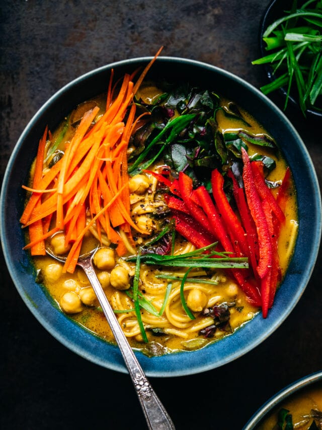 Immune Boosting Chickpea Noodle Soup