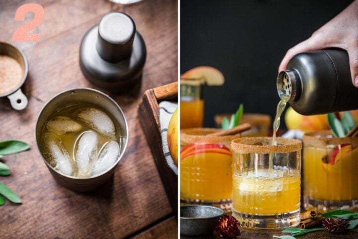 Apple Cider Margarita with Cinnamon Sugar Rim - Crowded Kitchen