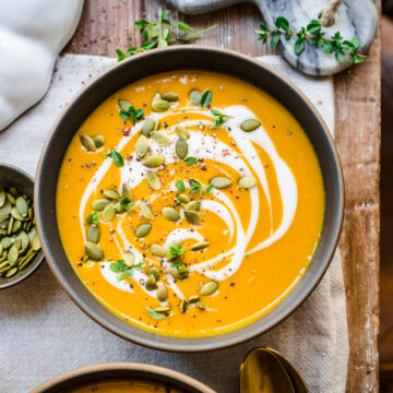Vegan Pumpkin Soup - Crowded Kitchen