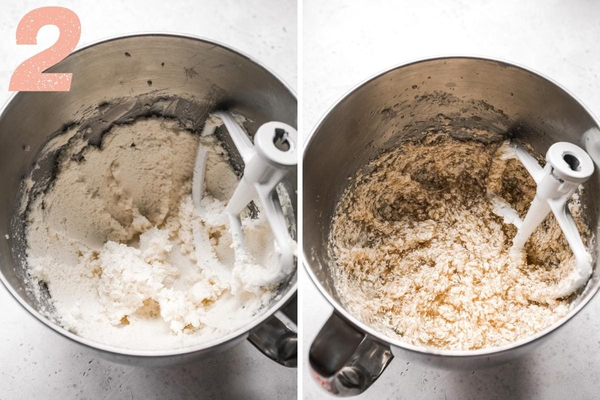 Whipping up the wet ingredients for the cake.