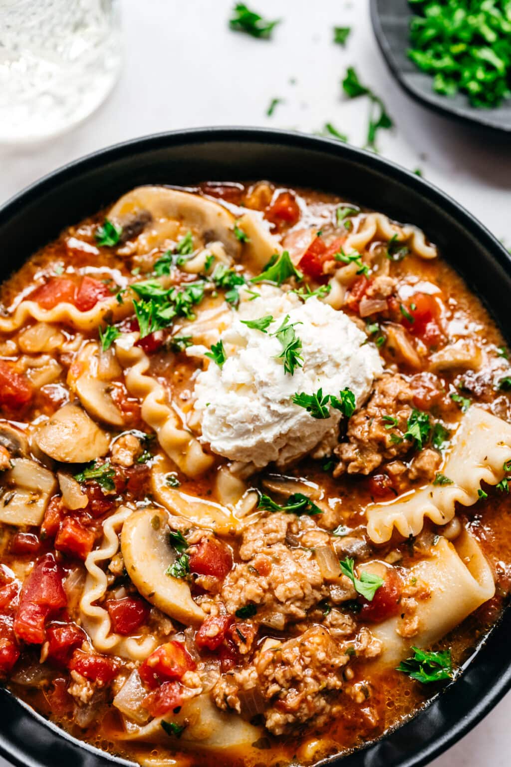 Vegan Lasagna Soup Crowded Kitchen