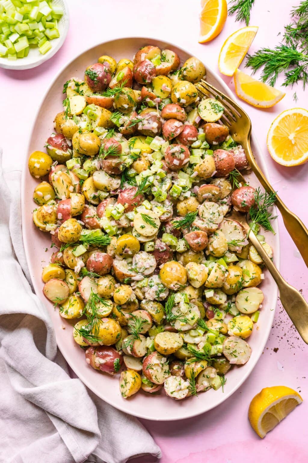 Simple Vegan Potato Salad with Dill Crowded Kitchen