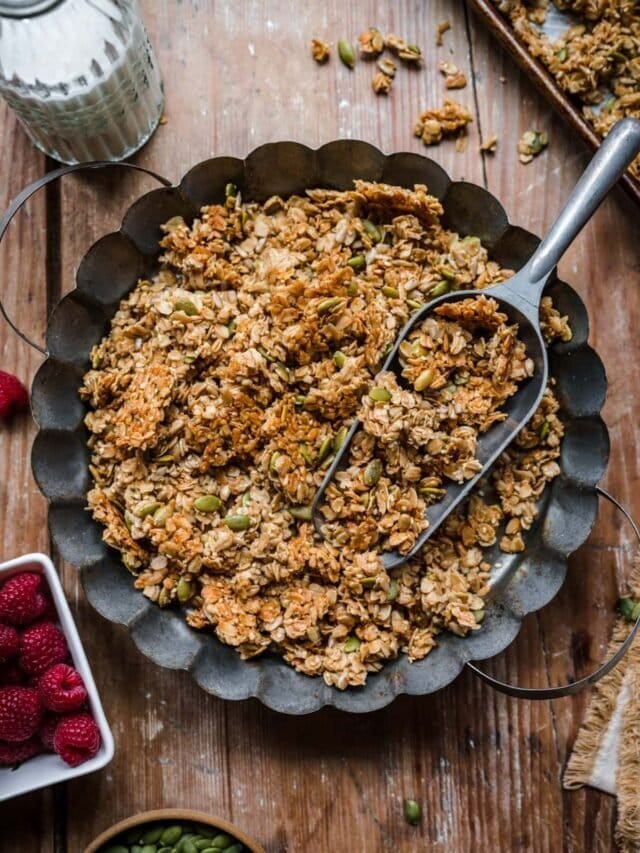 Homemade Gluten Free and Nut Free Granola