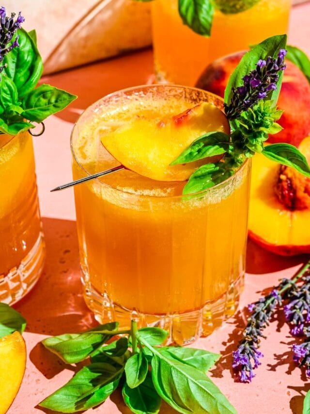 Bourbon Peach Smash