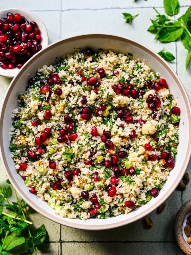 Pomegranate Couscous Salad
