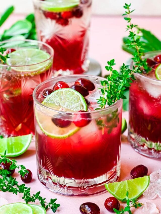 Cranberry Gin Cocktail