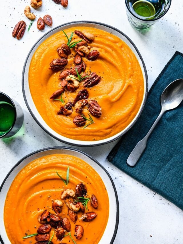Pumpkin Sweet Potato Soup