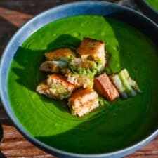 Super Green Sheet Pan Soup