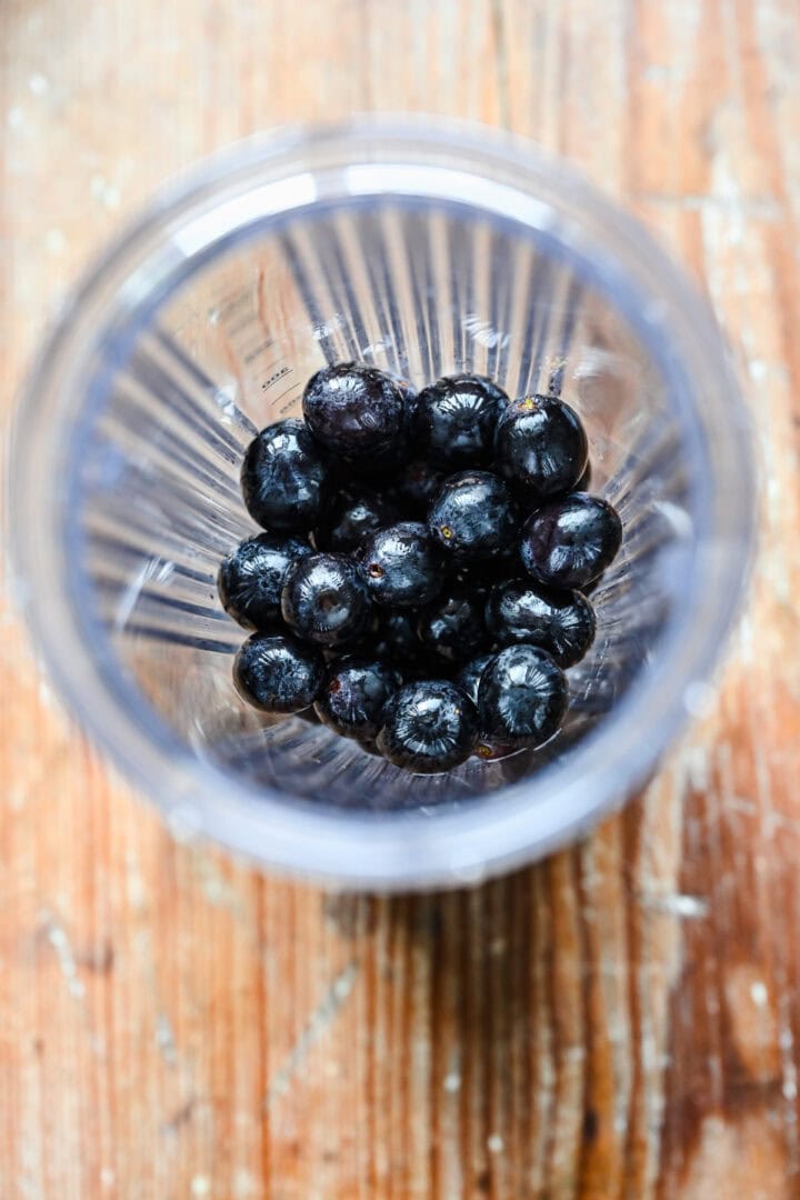 Grapes before blending.