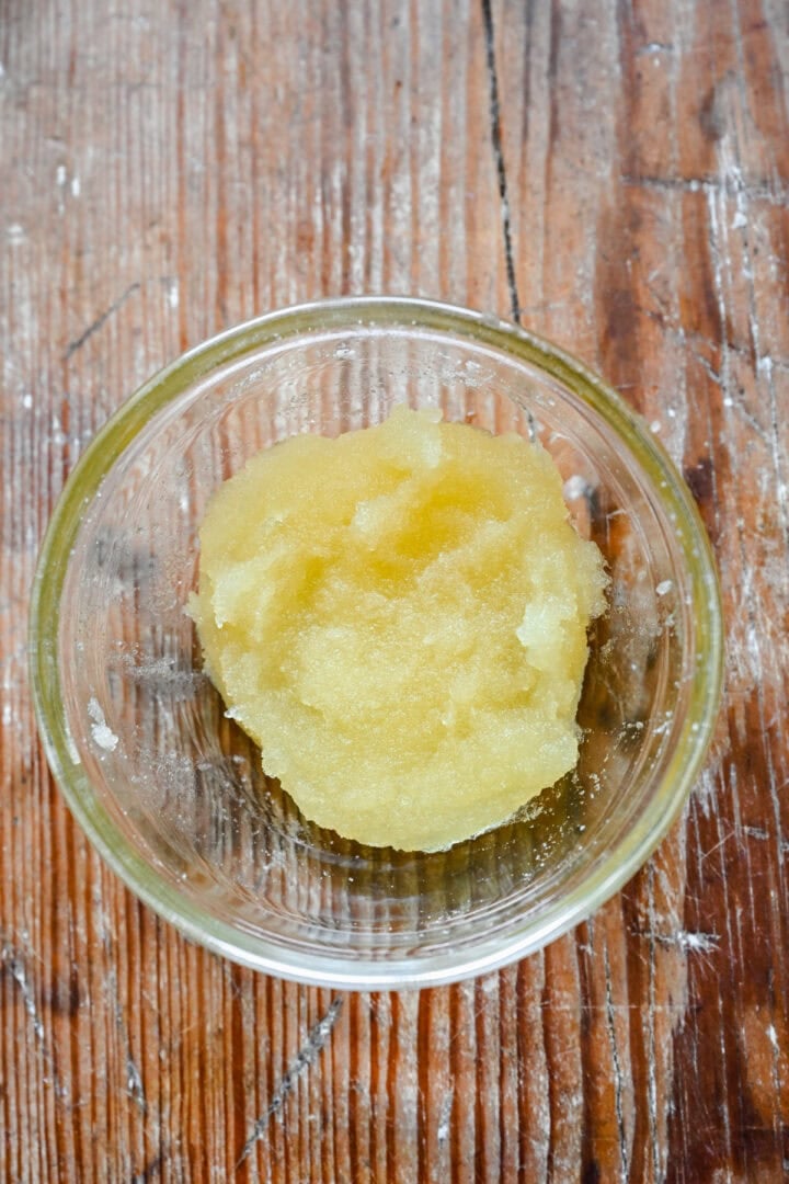 Collagen after absorbing lemon juice.