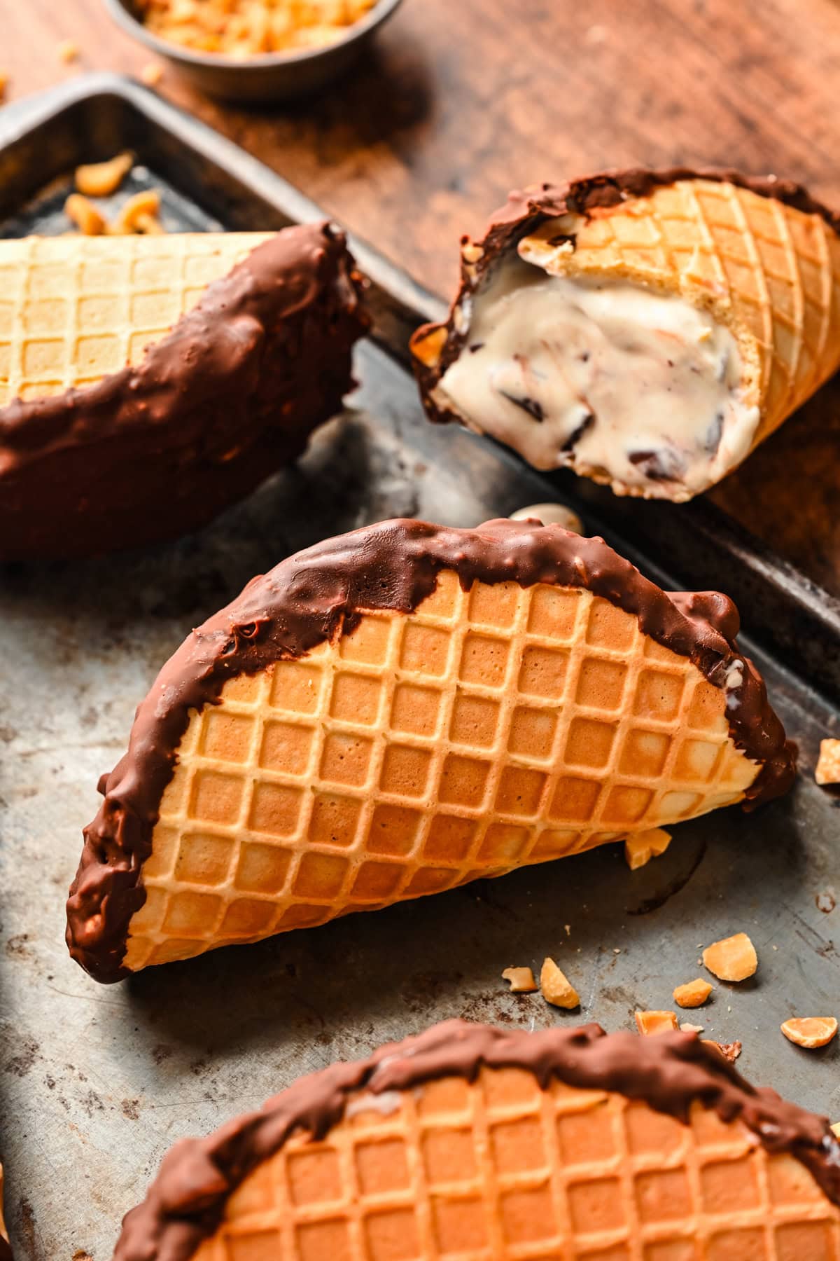 Homemade Choco Tacos - Crowded Kitchen