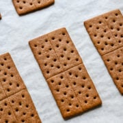 Graham crackers after baking.