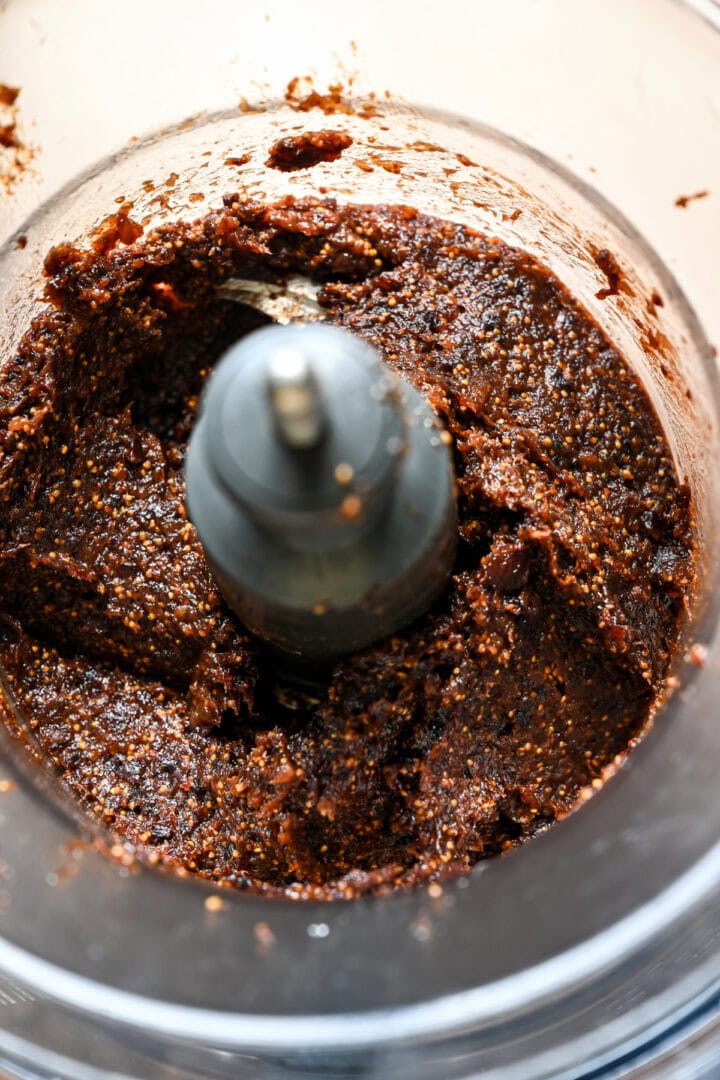 Filling after blending it up.