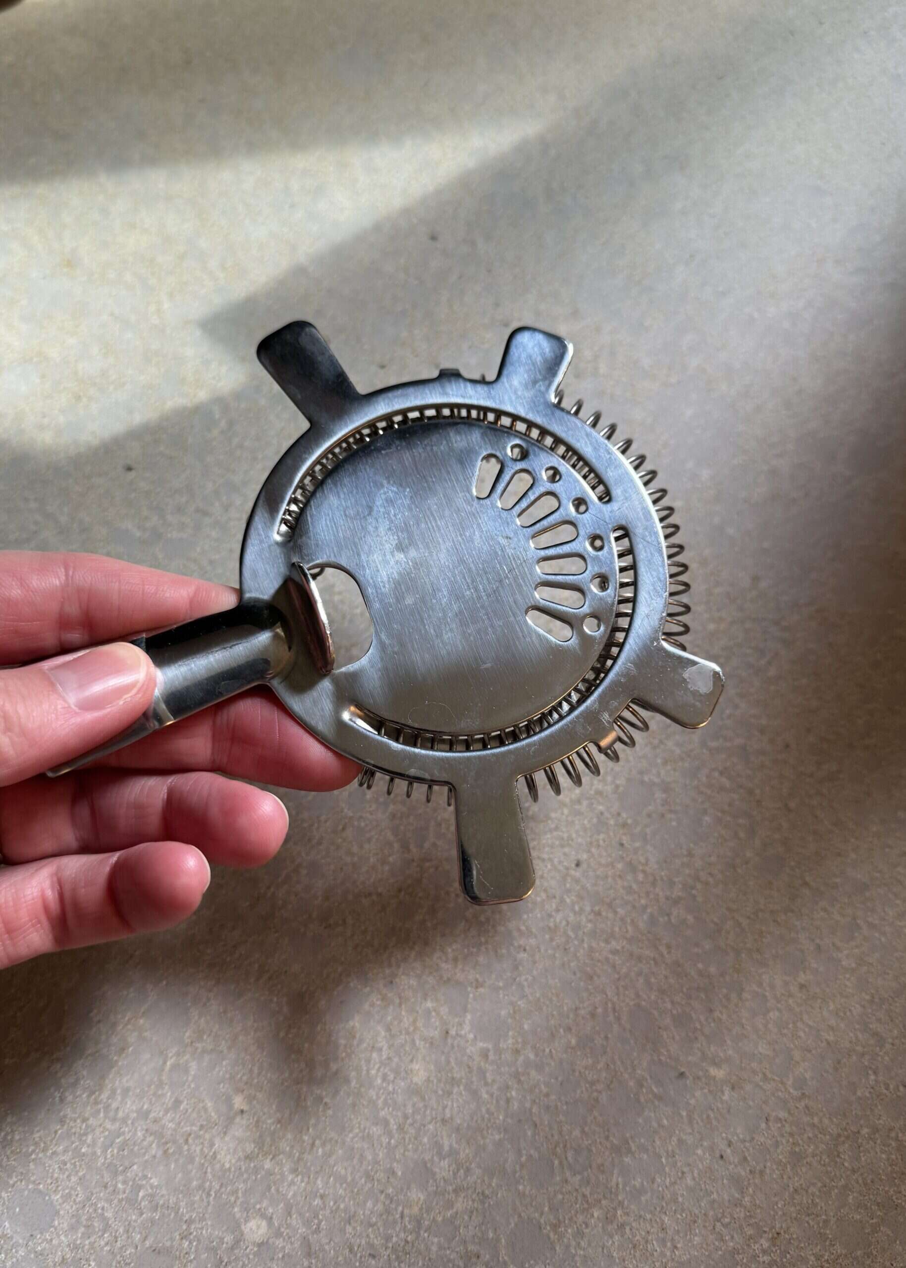 Cocktail strainer.