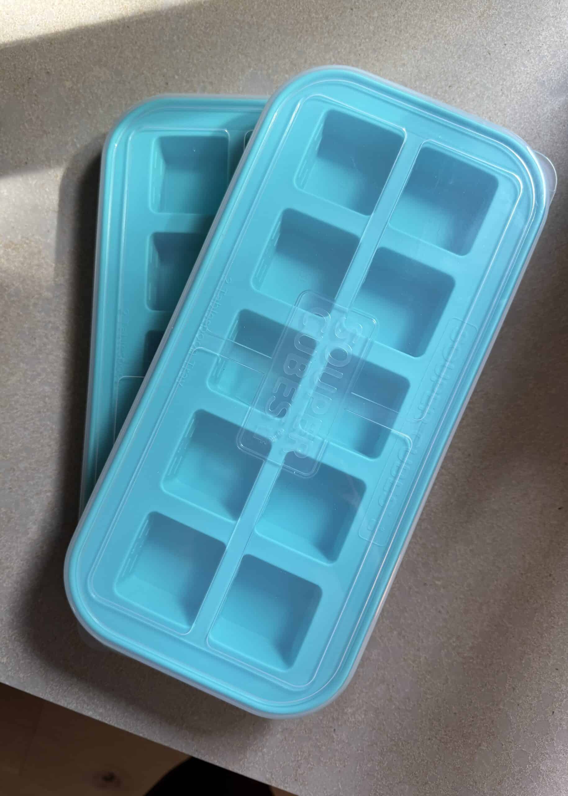 Soupercubes on countertop. 