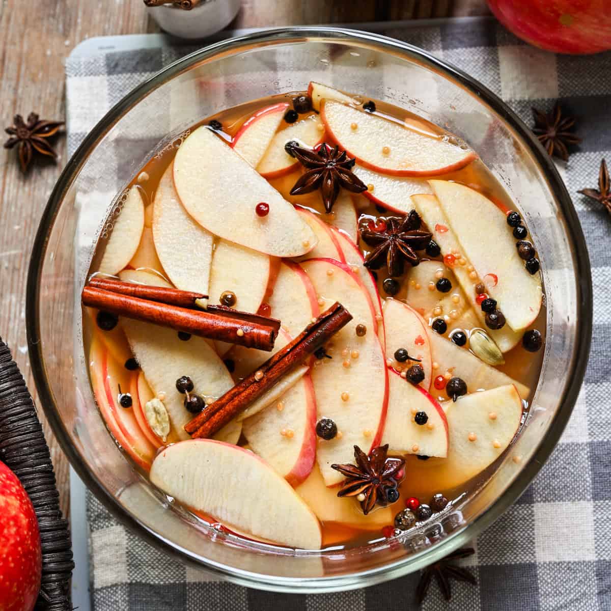 Picked Apple Quick Pickled Apples - Crowded Kitchen