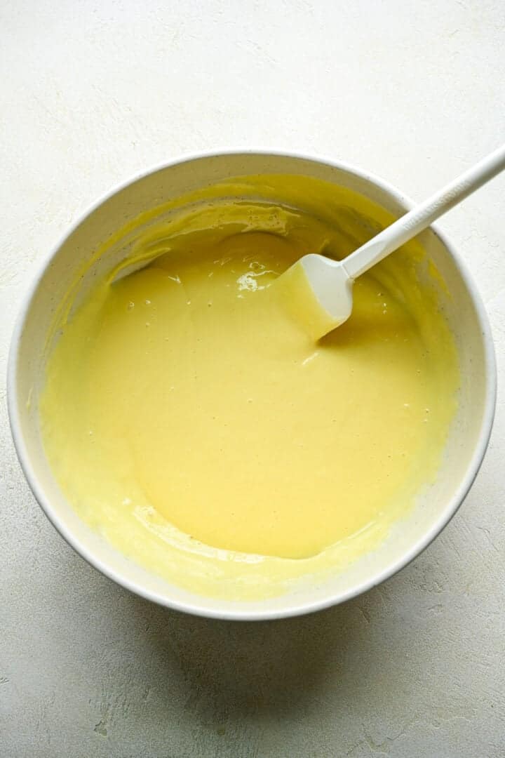 Atlantic beach pie curd filling in a bowl.