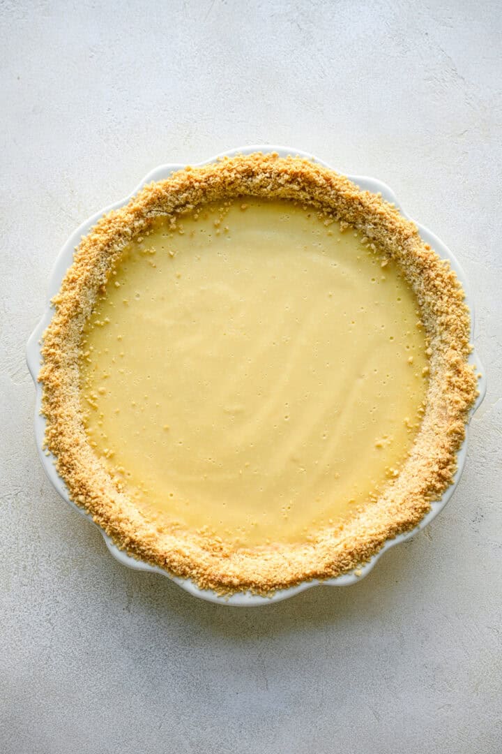 Atlantic beach pie before baking.