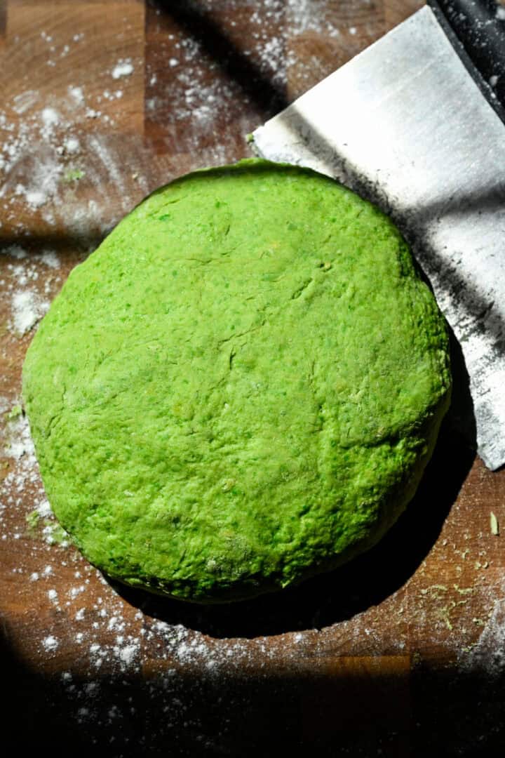 Gnocchi dough after kneading.